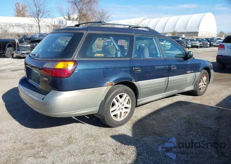 2000 Subaru Outback из США, поврежденный, VIN 4S3BH6755Y7607147